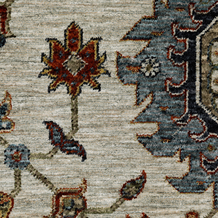 Oriental Weavers Aberdeen 751W1 Ivory/ Multi 6'7"" x 9'6"" Indoor Area Rug A751W1200296ST