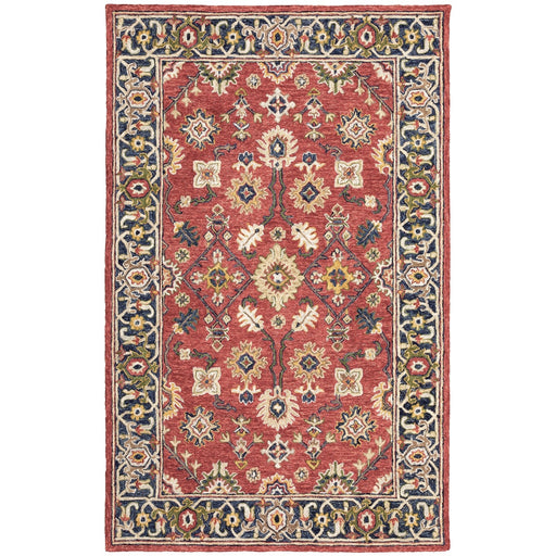 Oriental Weavers Alfresco 28404 Red/ Blue 8' x 10' Indoor Area Rug A28404244305ST