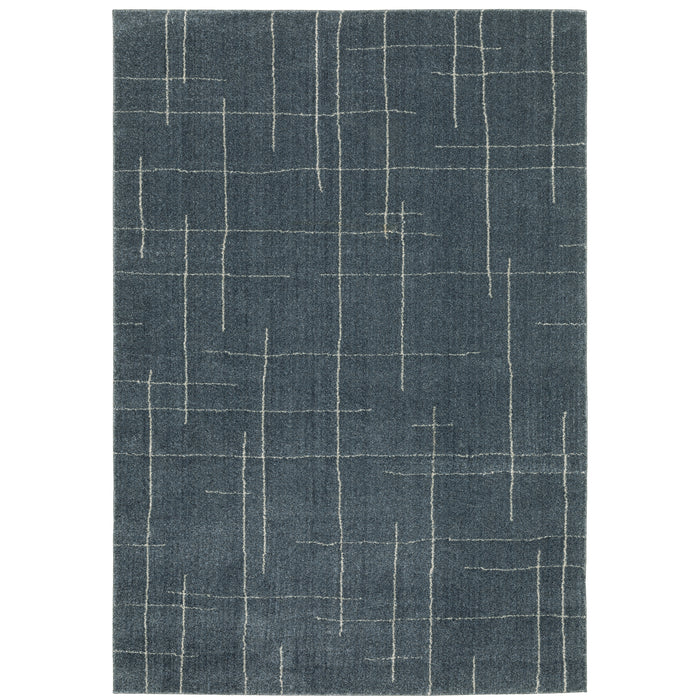 Oriental Weavers Alton 040B9 Blue/ Gray 9'10"" x 12'10"" Indoor Area Rug A040B9300390ST