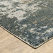 Oriental Weavers Alton 531L9 Teal/ Grey 9'10"" x 12'10"" Indoor Area Rug A531L9300390ST
