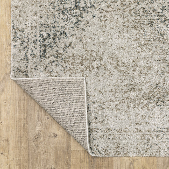 Oriental Weavers Alton 070E9 Grey/ Beige 9'10"" x 12'10"" Indoor Area Rug A070E9300390ST
