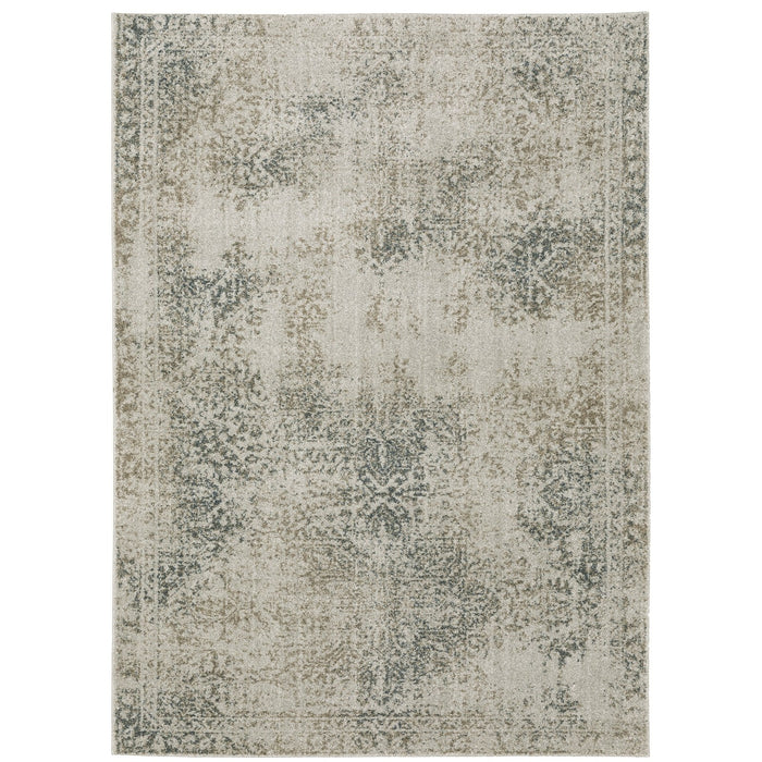 Oriental Weavers Alton 070E9 Grey/ Beige 9'10"" x 12'10"" Indoor Area Rug A070E9300390ST