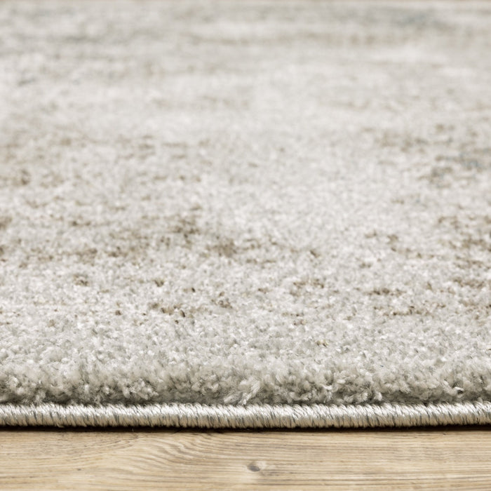 Oriental Weavers Alton 070E9 Grey/ Beige 9'10"" x 12'10"" Indoor Area Rug A070E9300390ST