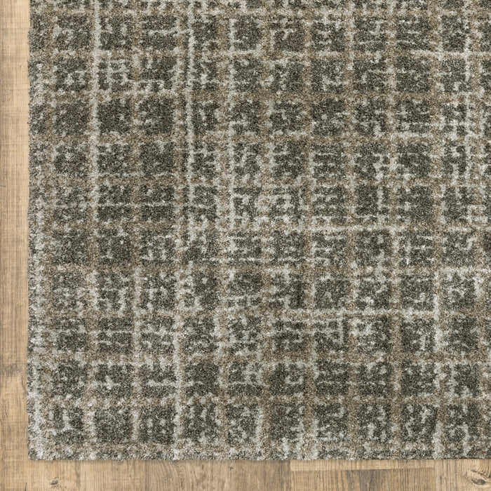 Oriental Weavers Alton 090N9 Grey/ Beige 7'10"" x 10'10"" Indoor Area Rug A090N9240330ST