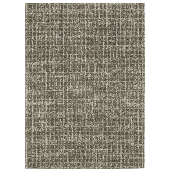 Oriental Weavers Alton 090N9 Grey/ Beige 7'10"" x 10'10"" Indoor Area Rug A090N9240330ST