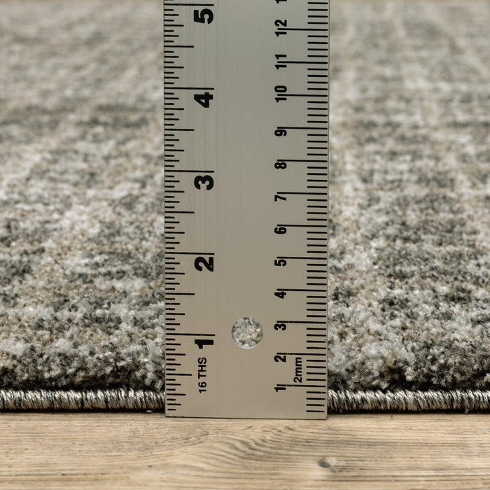 Oriental Weavers Alton 090N9 Grey/ Beige 7'10"" x 10'10"" Indoor Area Rug A090N9240330ST