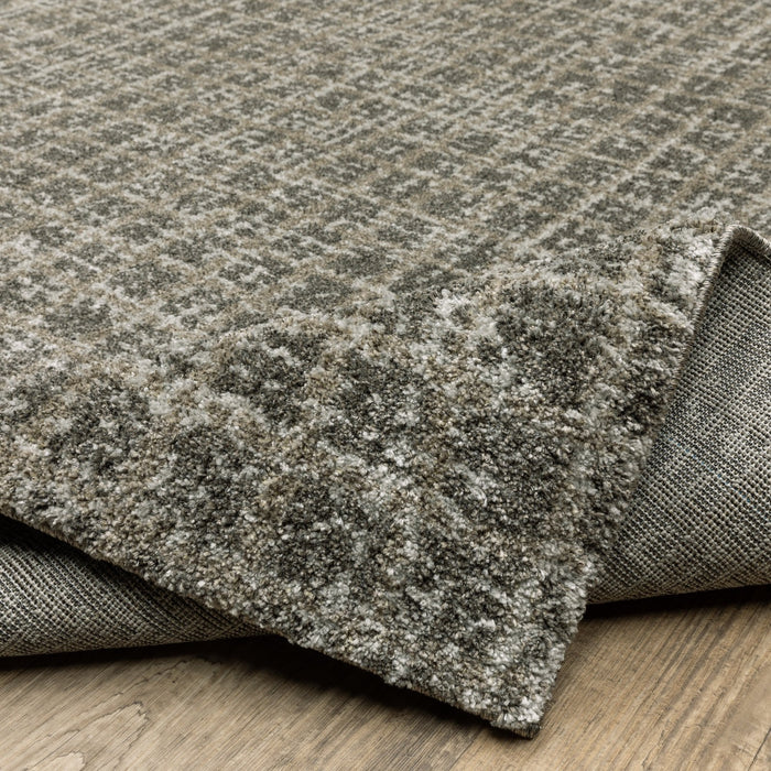 Oriental Weavers Alton 090N9 Grey/ Beige 7'10"" x 10'10"" Indoor Area Rug A090N9240330ST