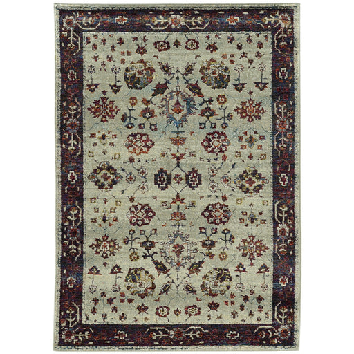 Oriental Weavers Andorra 6842D Stone/ Red 5'3"" x 7'3"" Indoor Area Rug A6842D160230ST