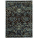 Oriental Weavers Andorra 7124A Navy/ Blue 5'3"" x 7'3"" Indoor Area Rug A7124A160230ST