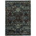 Oriental Weavers Andorra 7124A Navy/ Blue 6'7"" x 9'6"" Indoor Area Rug A7124A200300ST