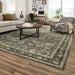 Oriental Weavers Andorra 7125C Green/ Brown 10' x 13'2"" Indoor Area Rug A7125C305400ST