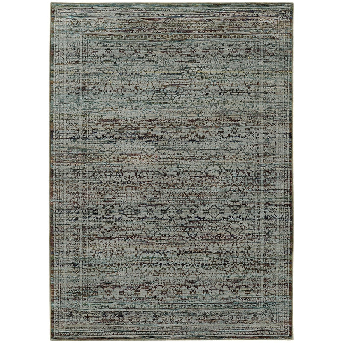 Oriental Weavers Andorra 7127A Blue/ Purple 8'6"" x 11'7"" Indoor Area Rug A7127A260370ST