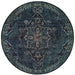 Oriental Weavers Andorra 7135F Blue/ Light Blue 7'10"" Round Indoor Area Rug A7135F240RDST