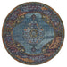 Oriental Weavers Andorra 7139A Blue/ Multi 7'10"" Round Indoor Area Rug A7139A240RDST