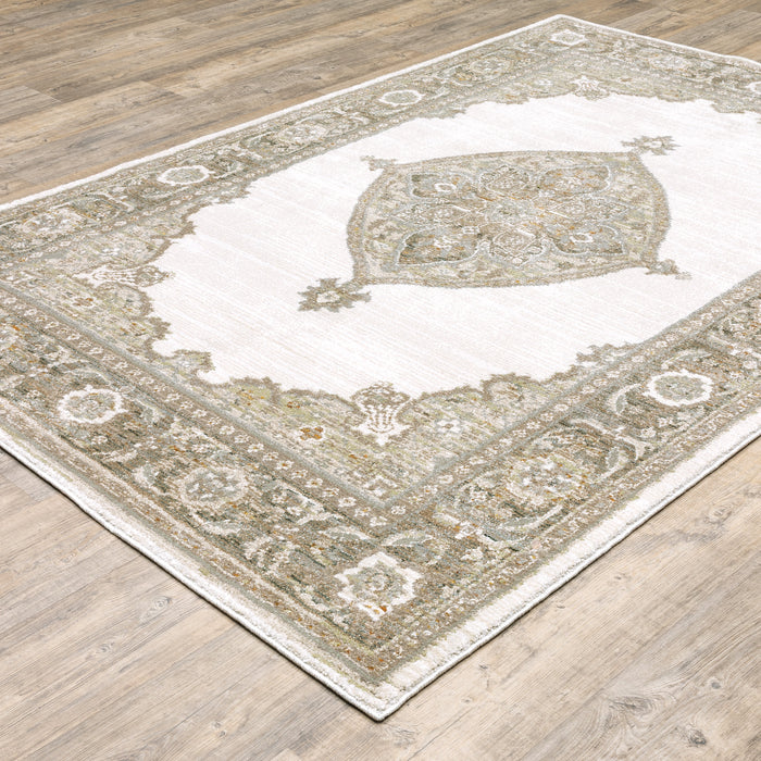 Oriental Weavers Andorra 7939D Beige/ Tan 8'6"" x 11'7"" Indoor Area Rug A7939D260370ST