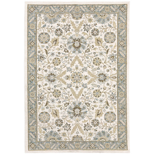Oriental Weavers Andorra 8918I Stone/ Ivory 10' x 13'2"" Indoor Area Rug A8918I305400ST