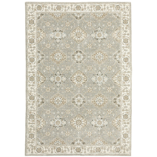 Oriental Weavers Andorra 8929H Grey/ Ivory 5'3"" x 7'3"" Indoor Area Rug A8929H160230ST