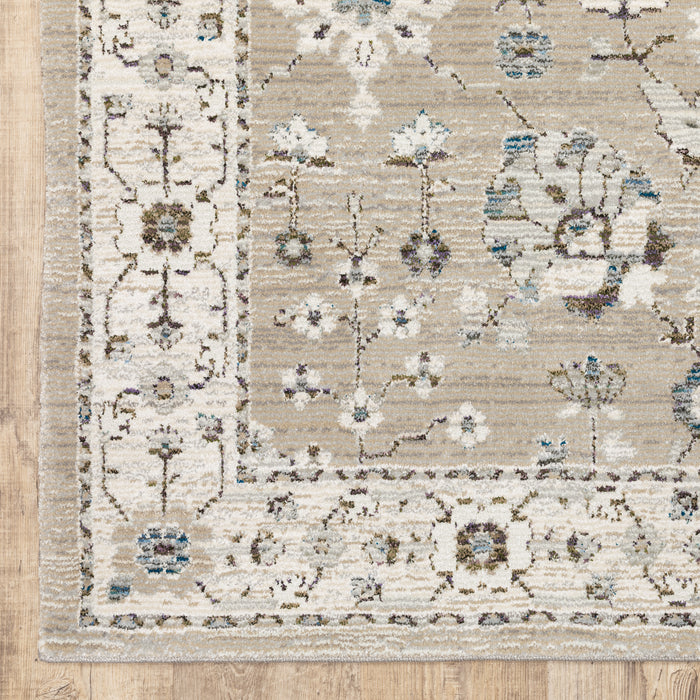 Oriental Weavers Andorra 8930L Beige/ Ivory 10' x 13'2"" Indoor Area Rug A8930L305400ST