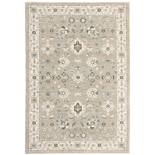 Oriental Weavers Andorra 8930L Beige/ Ivory 8'6"" x 11'7"" Indoor Area Rug A8930L260370ST