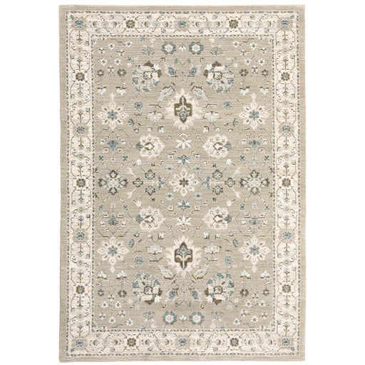 Oriental Weavers Andorra 8930L Beige/ Ivory 5'3"" x 7'3"" Indoor Area Rug A8930L160230ST