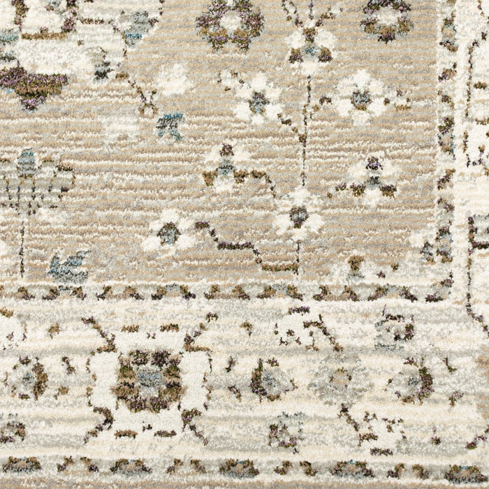 Oriental Weavers Andorra 8930L Beige/ Ivory 6'7"" x 9'6"" Indoor Area Rug A8930L200300ST