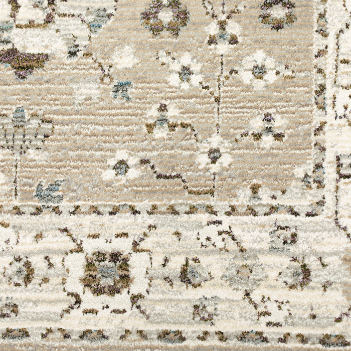 Oriental Weavers Andorra 8930L Beige/ Ivory 5'3"" x 7'3"" Indoor Area Rug A8930L160230ST