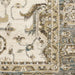 Oriental Weavers Andorra 9537P Ivory/ Grey 6'7"" x 9'6"" Indoor Area Rug A9537P200300ST