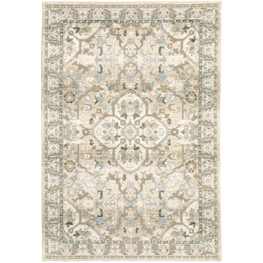 Oriental Weavers Andorra 9818G Beige/ Ivory 5'3"" x 7'3"" Indoor Area Rug A9818G160230ST
