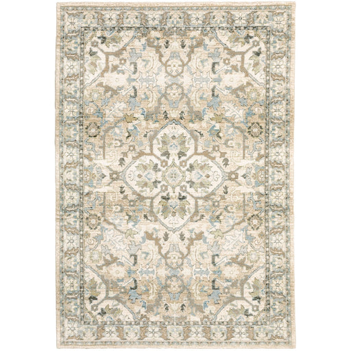Oriental Weavers Andorra 9818G Beige/ Ivory 6'7"" x 9'6"" Indoor Area Rug A9818G200300ST
