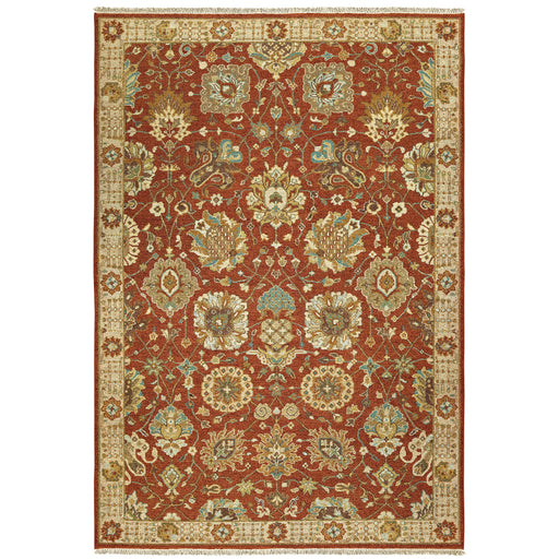 Oriental Weavers Angora 12303 Rust/ Ivory 6' x 9' Indoor Area Rug A12303183275ST