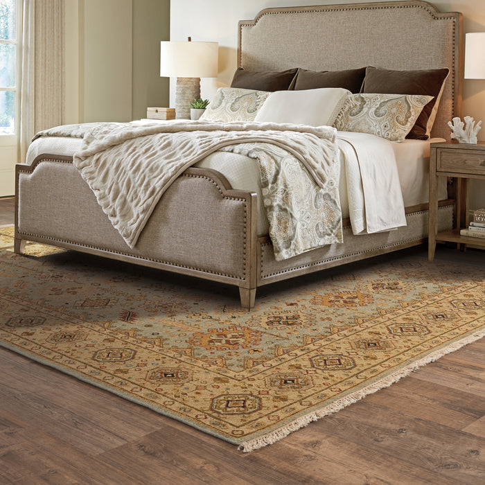 Oriental Weavers Angora 12305 Blue/ Ivory 9' x 12' Indoor Area Rug A12305275365ST