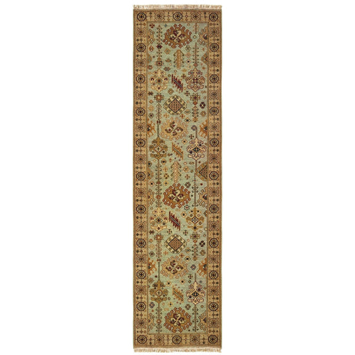 Oriental Weavers Angora 12305 Blue/ Ivory 2'6"" x 10' Indoor Area Rug A12305076305ST
