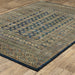Oriental Weavers Ankara 602K5 Blue/ Gold 7'10"" x 10'10"" Indoor Area Rug A602K5240330ST