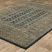 Oriental Weavers Ankara 602K5 Blue/ Gold 6'7"" x 9'6"" Indoor Area Rug A602K5200290ST