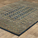 Oriental Weavers Ankara 602K5 Blue/ Gold 9'10"" x 12'10"" Indoor Area Rug A602K5300390ST