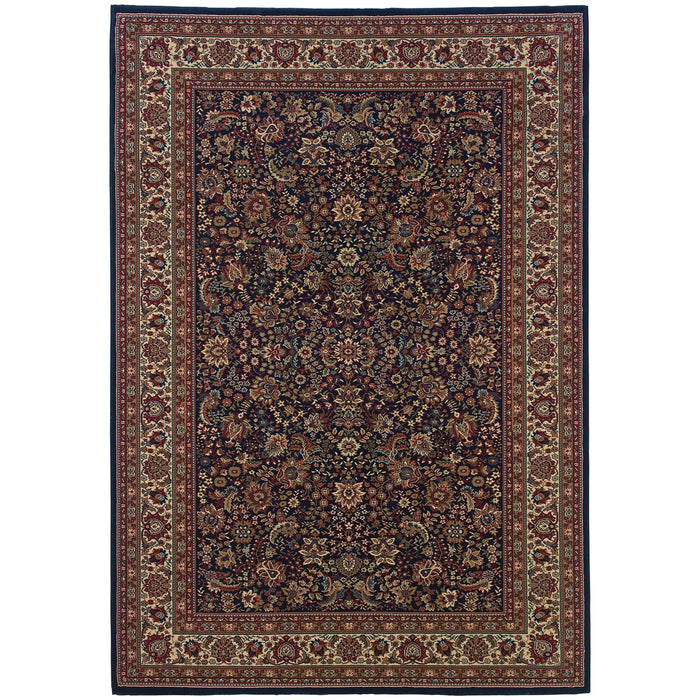 Oriental Weavers Ariana 113B2 Blue/ Red 8' Square Indoor Area Rug A113B2240240SQ