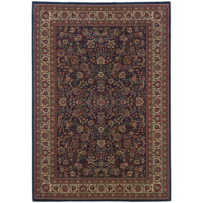 Oriental Weavers Ariana 113B2 Blue/ Red 6'7"" x 9'6"" Indoor Area Rug A113B2200285ST