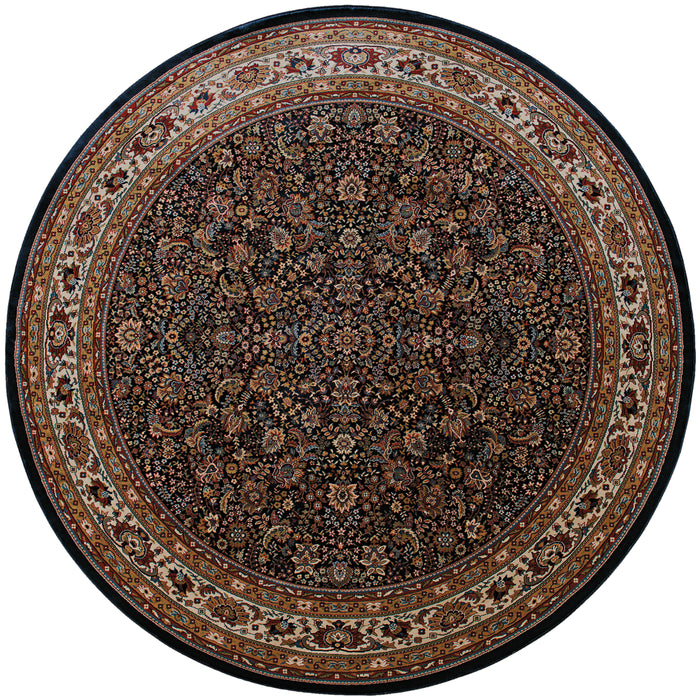 Oriental Weavers Ariana 113B2 Blue/ Red 8' Round Indoor Area Rug A113B2240240ST