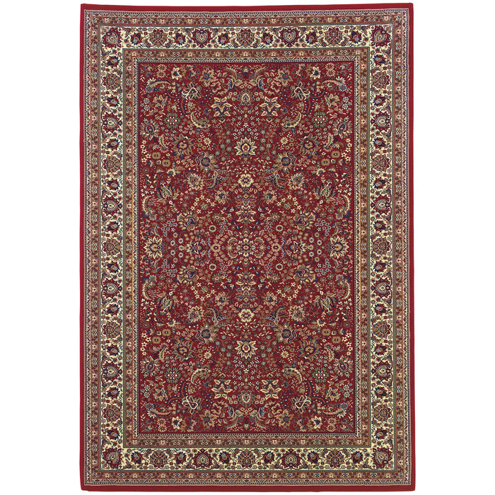 Oriental Weavers Ariana 113R3 Red/ Ivory 7'10"" x 11' Indoor Area Rug A113R3240330ST