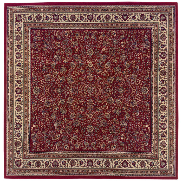 Oriental Weavers Ariana 113R3 Red/ Ivory 8' Square Indoor Area Rug A113R3240240SQ