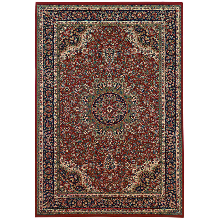 Oriental Weavers Ariana 116R3 Red/ Blue 6'7"" x 9'6"" Indoor Area Rug A116R3200285ST
