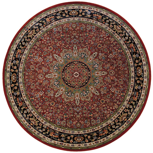 Oriental Weavers Ariana 116R3 Red/ Blue 8' Round Indoor Area Rug A116R3240240ST