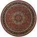 Oriental Weavers Ariana 116R3 Red/ Blue 8' Round Indoor Area Rug A116R3240240ST