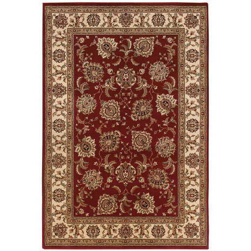 Oriental Weavers Ariana 117C3 Red/ Ivory 8' Square Indoor Area Rug A117C3240240SQ