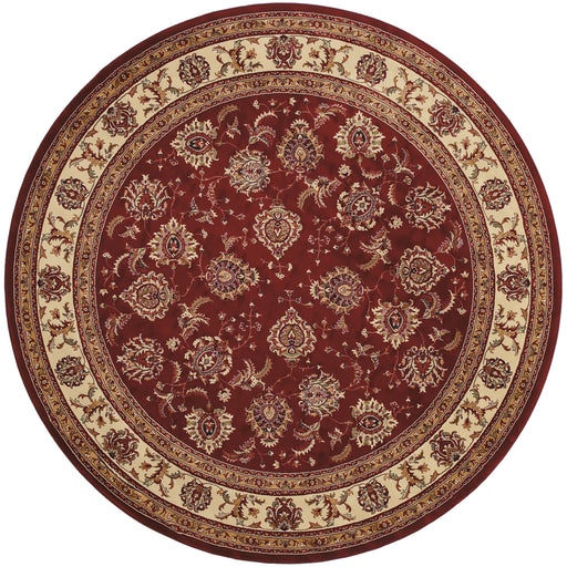 Oriental Weavers Ariana 117C3 Red/ Ivory 8' Round Indoor Area Rug A117C3240240ST
