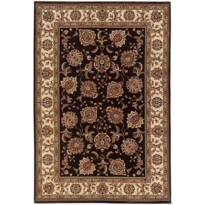 Oriental Weavers Ariana 117D3 Brown/ Ivory 8' Square Indoor Area Rug A117D3240240SQ