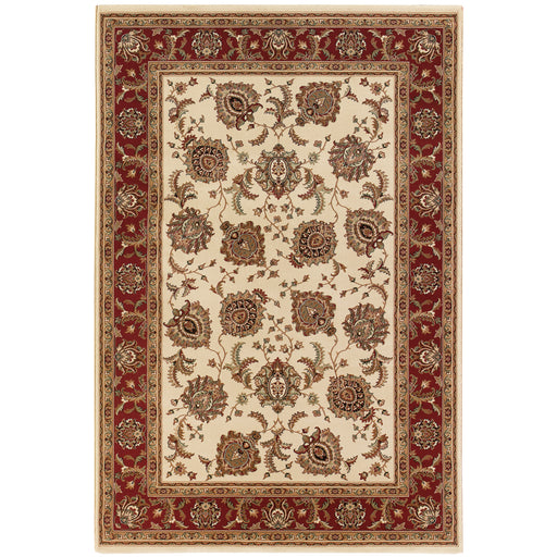 Oriental Weavers Ariana 117J3 Ivory/ Red 7'10"" x 11' Indoor Area Rug A117J3240330ST