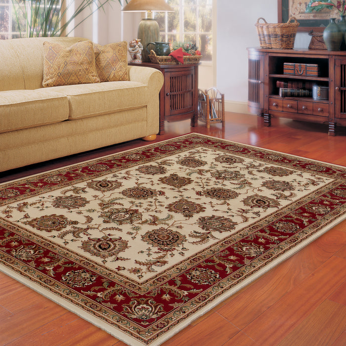 Oriental Weavers Ariana 117J3 Ivory/ Red 7'10"" x 11' Indoor Area Rug A117J3240330ST