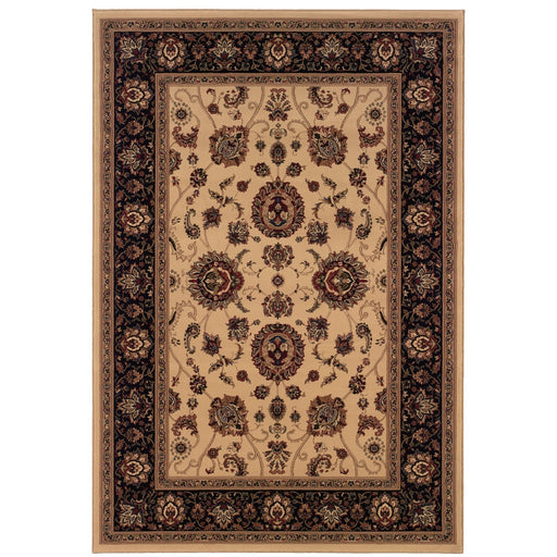 Oriental Weavers Ariana 130/7 Ivory/ Black 12' x 15' Indoor Area Rug A130/7360450ST