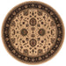 Oriental Weavers Ariana 130/7 Ivory/ Black 8' Round Indoor Area Rug A130/7240240ST